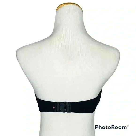 PINK Victoria's Secret Wear Anywhere Push-Up, Strapless, Black Bra, 34D - Picture 4 of 7